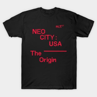 NCT 127 Neo City USA The Origin T-Shirt